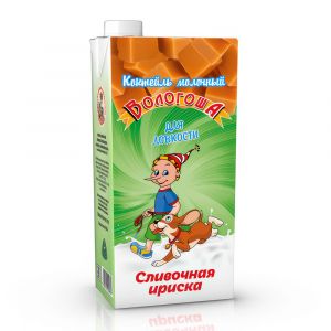 Коктейль молочный ультрапастеризованный Сливочная ириска «Вологоша»
